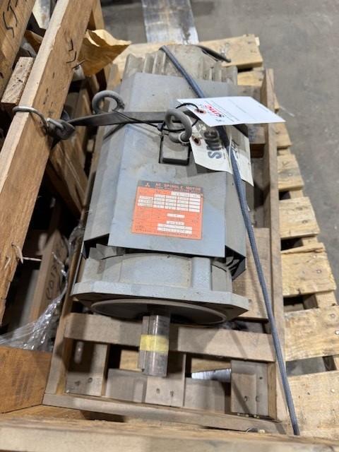 1 - PREOWNED MITSUBISHI AC SPINDLE MOTOR, MODEL #: SJ-11AW 4M, S/N: H15239030