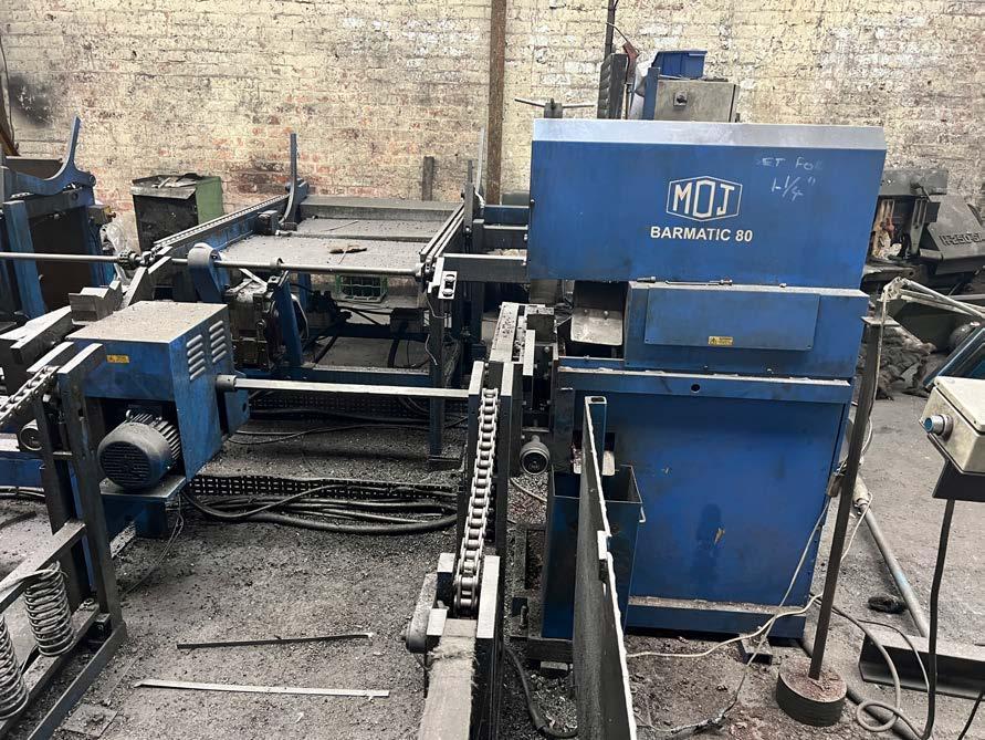 MOJ BARMATIC 80VT SINGLE ENDED CHAMFERING MACHINE (14729)