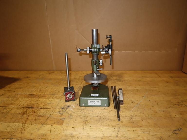 Mitutoyo Dial Gage Tester - 170-101 & Enco Magnetic Indicator Base- Auction Item