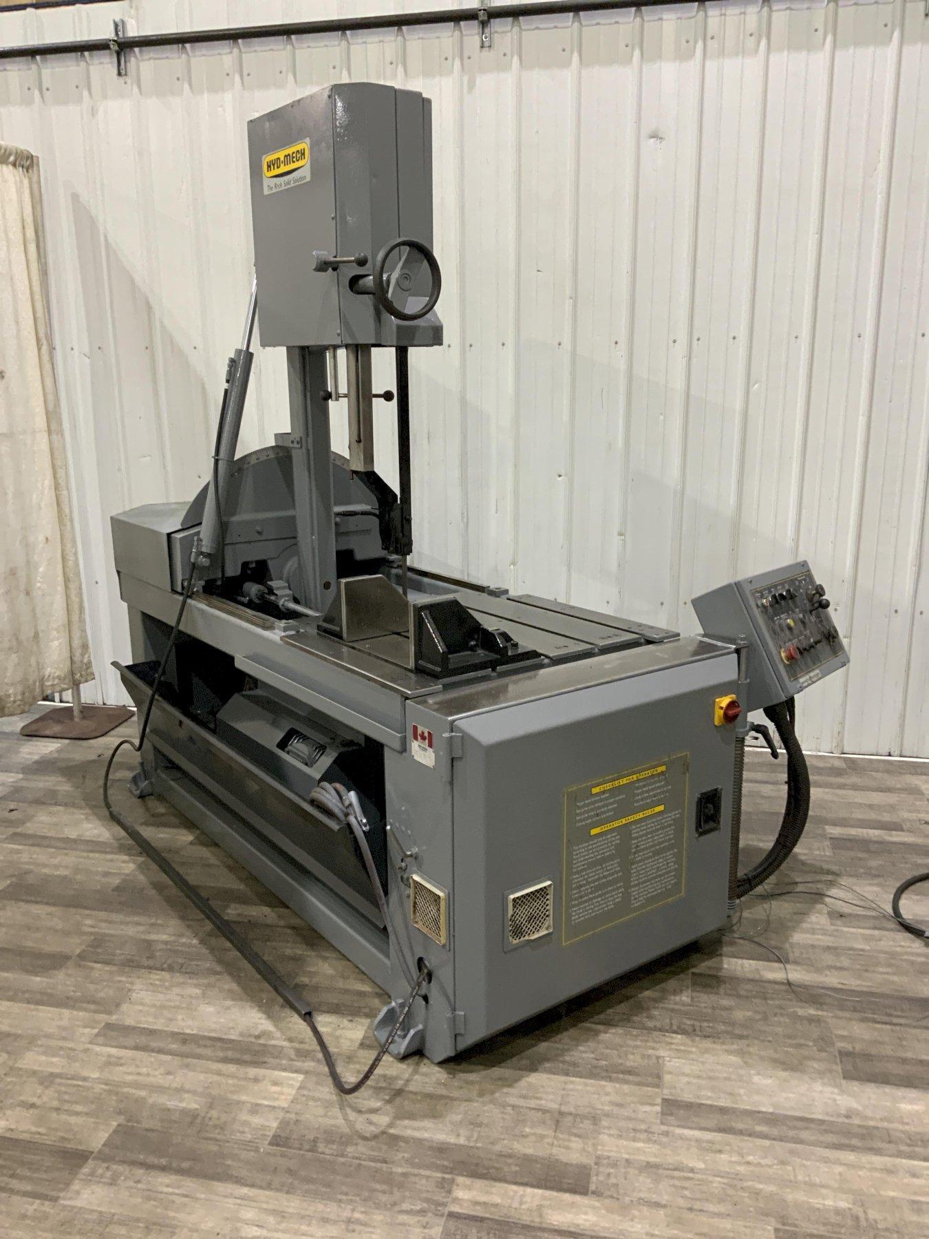 18" X 22" HYDMECH  MODEL # VW-18 MITERING VERTICAL BAND SAW: STOCK #78584