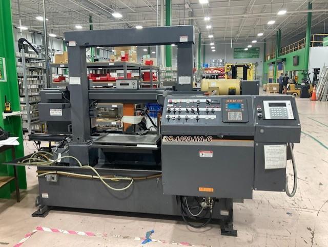 14″ x 20″ Hem DC-1420HA-C Dual Column Horizontal Bandsaw, 2013