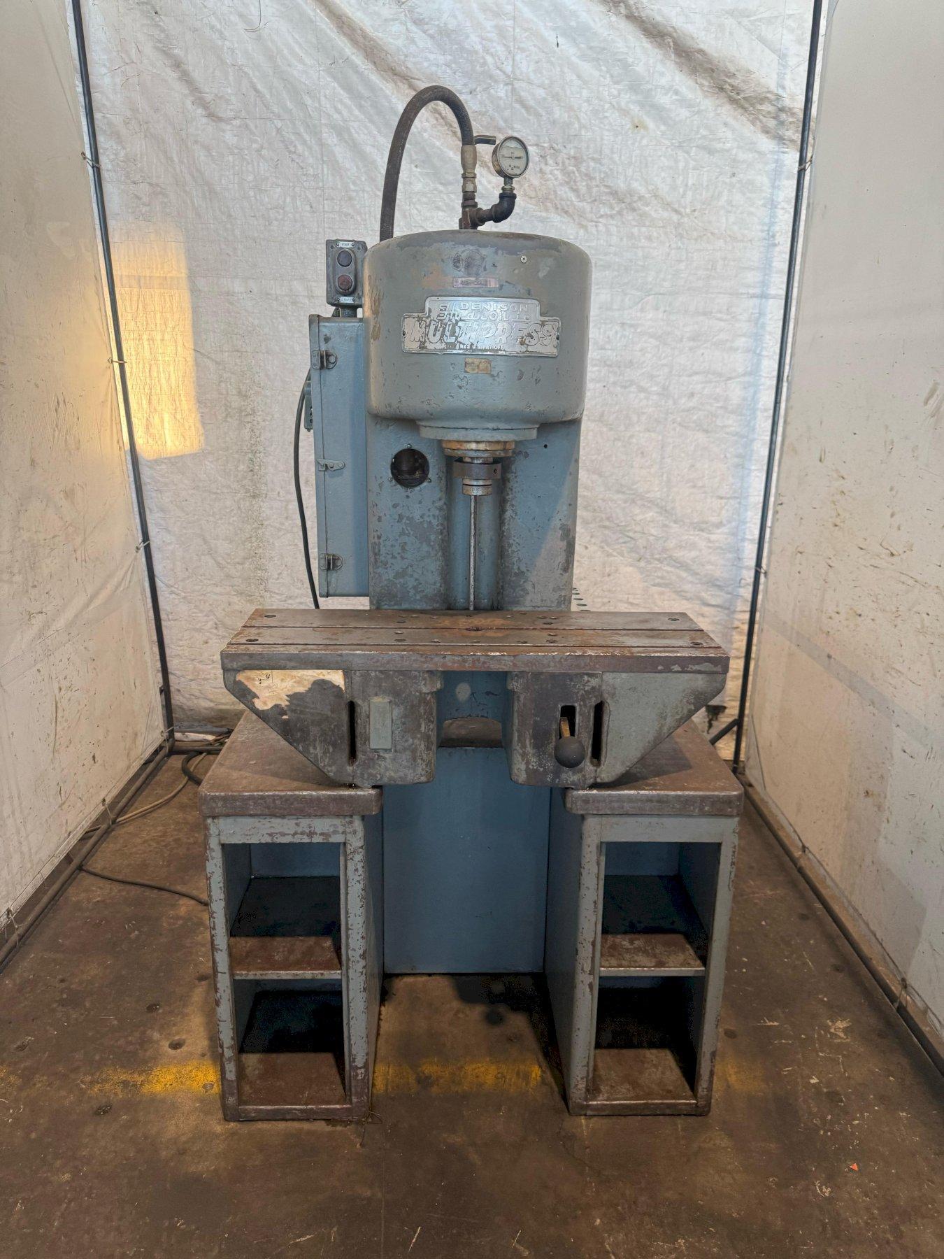 6 TON DENISON MULTIPRESS HYDRAULIC PRESS. STOCK # 1214025.