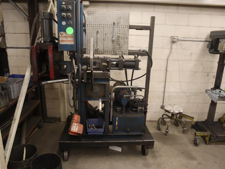 Vogel Tool & Die Model 101-HPP Notching Machine with Custom Unittool Punch, Hydraulic Unit- Auction Item