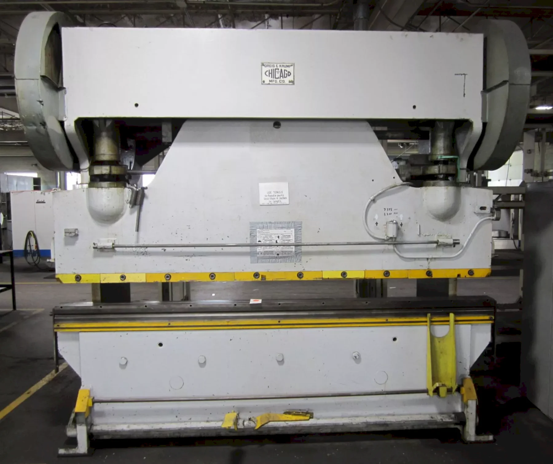 10' DRIES AND KRUMP CHICAGO PRESS BRAKE: YOBRO #24980