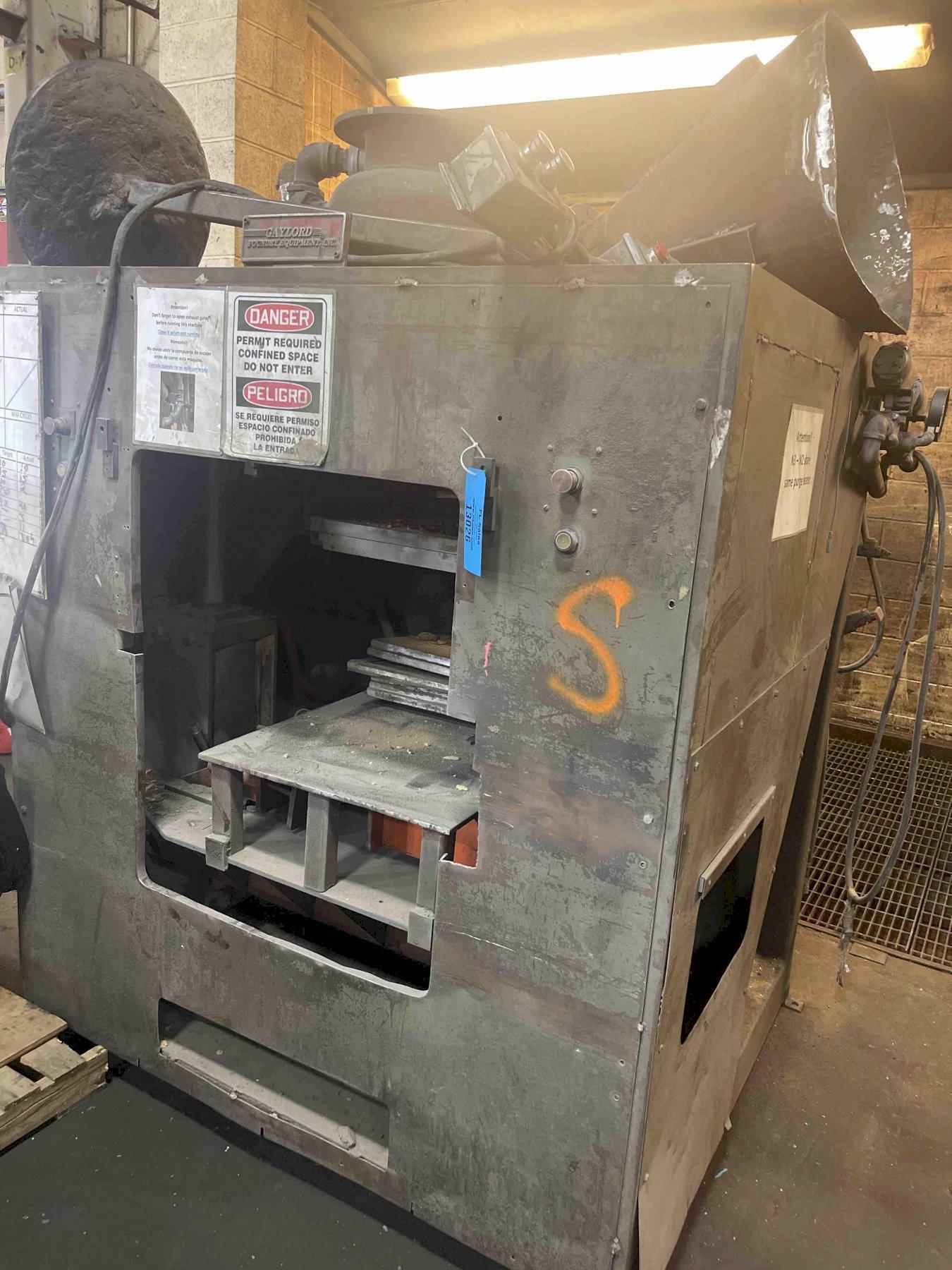 Gaylord model satb-30sp Semi-Auto Core Blower, Direct logic 206 plc controls