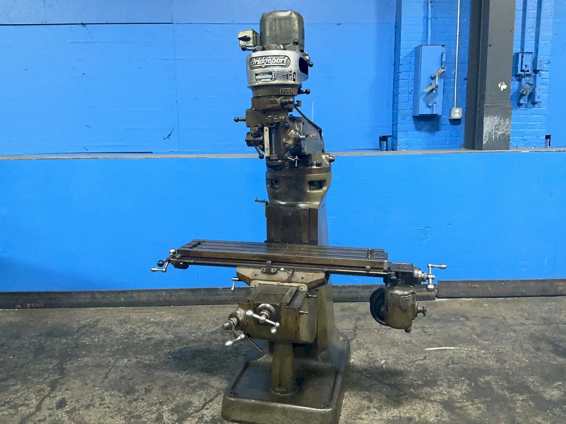 BRIDGEPORT 9”X42” VERTICAL MILL  -  26026