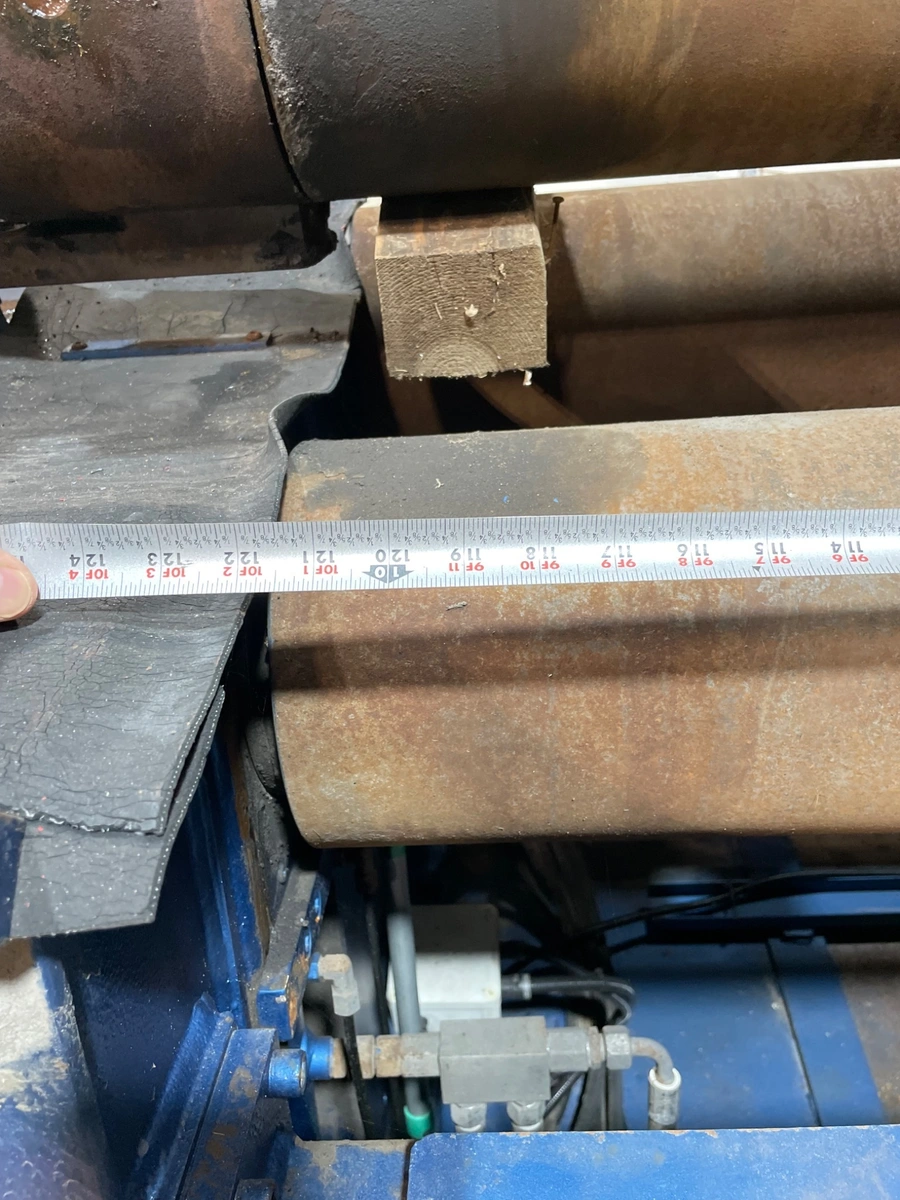 1/2" x 10' FACCIN MODEL DP3-3123 PLATE BENDING ROLL