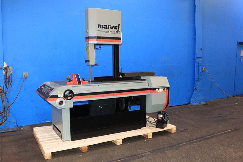 Marvel Tilt Frame Vertical Band Saw, Model Series 8, Mark II