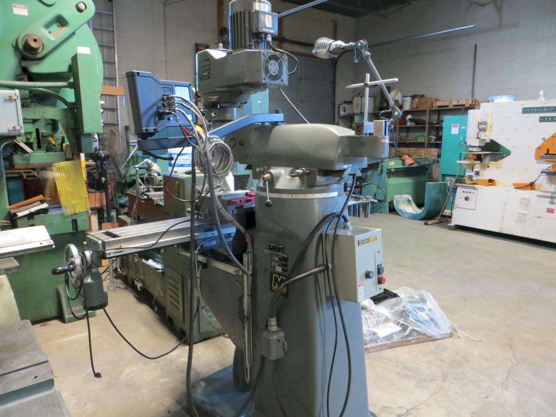 9" x 42" Supermax Vertical Milling Machine w/ Acu-Rite Digital Readout