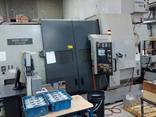 MORI SEIKI ZT-2500Y TWIN SPINDLE TWIN TURRET CNC TURNING CENTER w/ MSG-501 (Fanuc 18i)w/MAPPS, C/Y Axis, Milling, 3.5