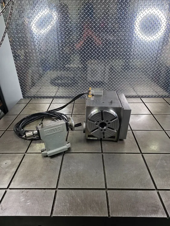 HAAS SHRT-210SPH 8.3” CNC Rotary Table 4th Axis Type & 6" Tailstock #8143