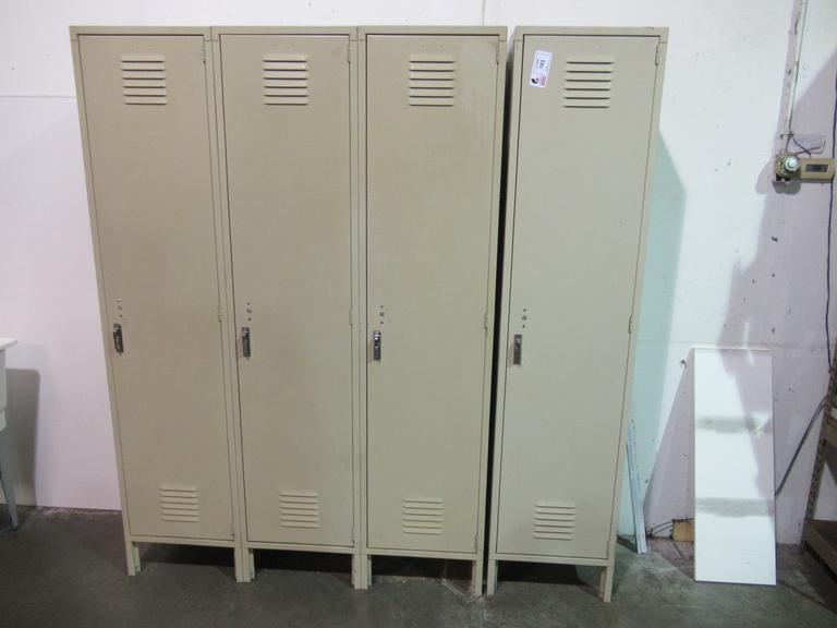Metal Lockers (4) - Auction Item