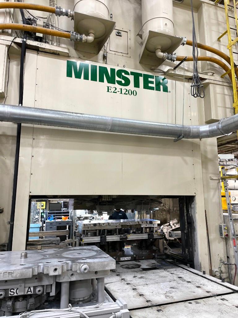 Minster E2-1200-120-60 Straight-Side Transfer Press