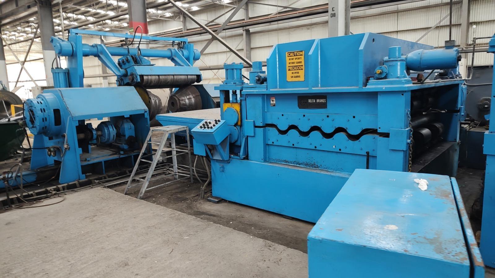 96" x .500" x 60,000lbs Delta Heavy Duty Cut To Length Line