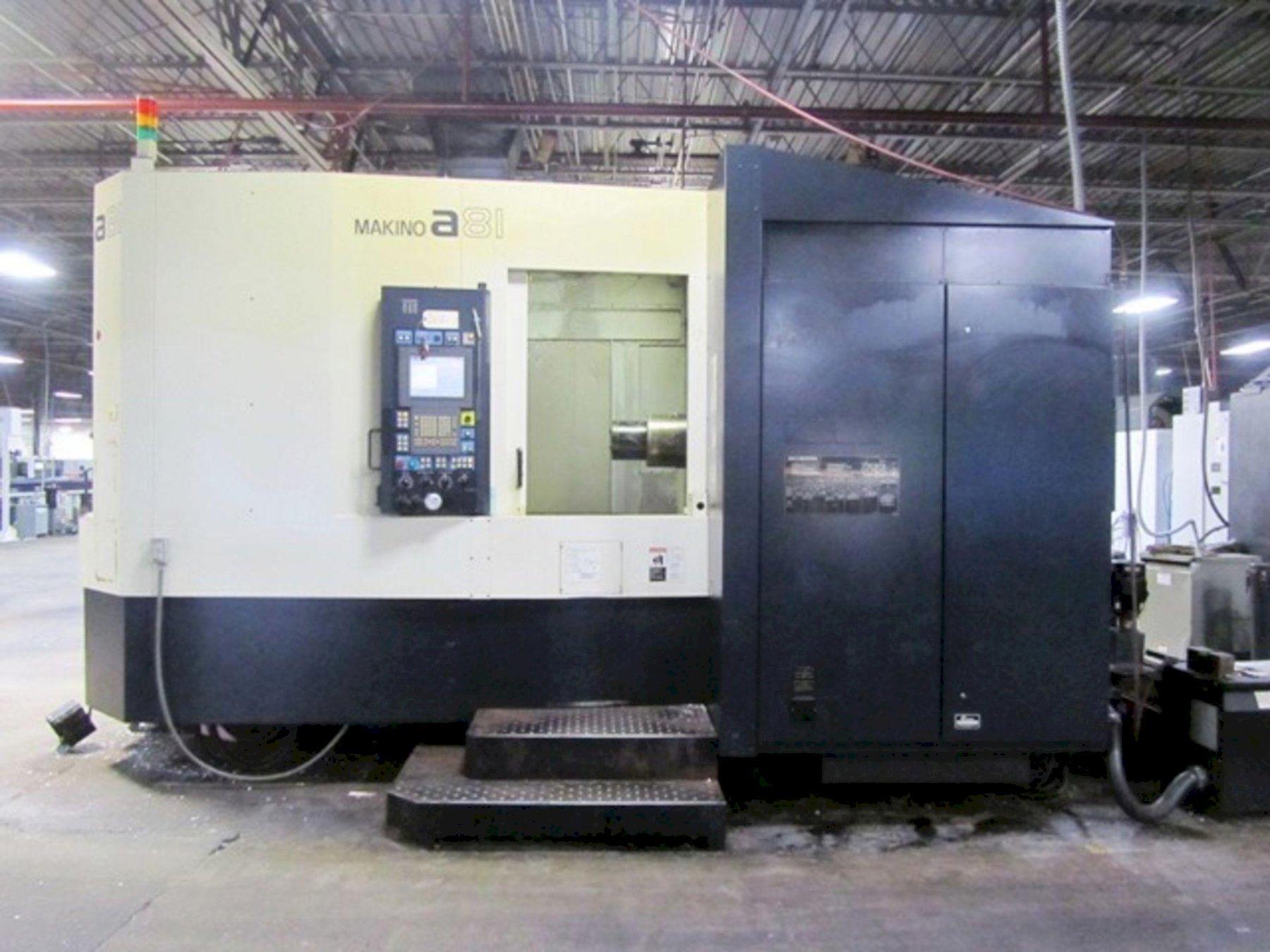 Makino A-81 CNC Horizontal Machining Center, Fanuc Pro 5, CAT-50 Taper, 24.8
