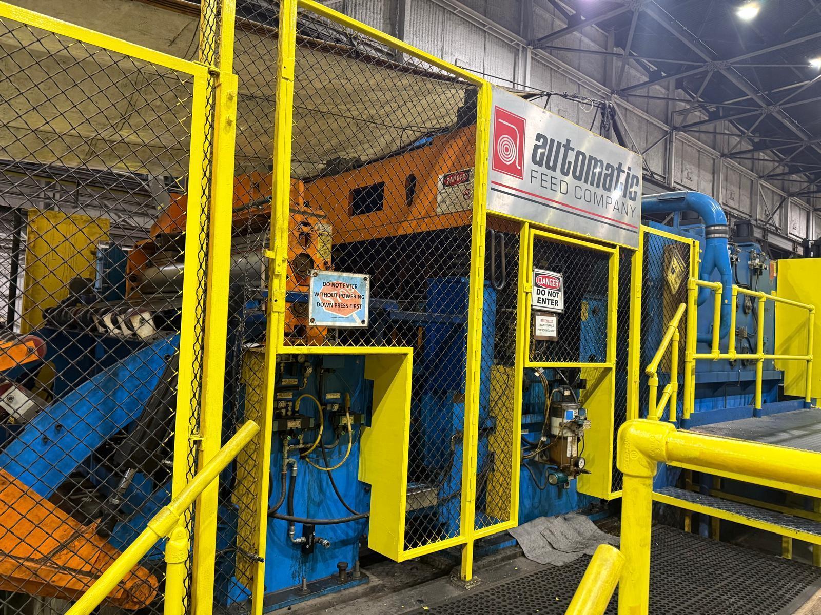 76" Wide  x 75,000 Lbs x .100" Automatic Feed (AFCO) 120" Stacker