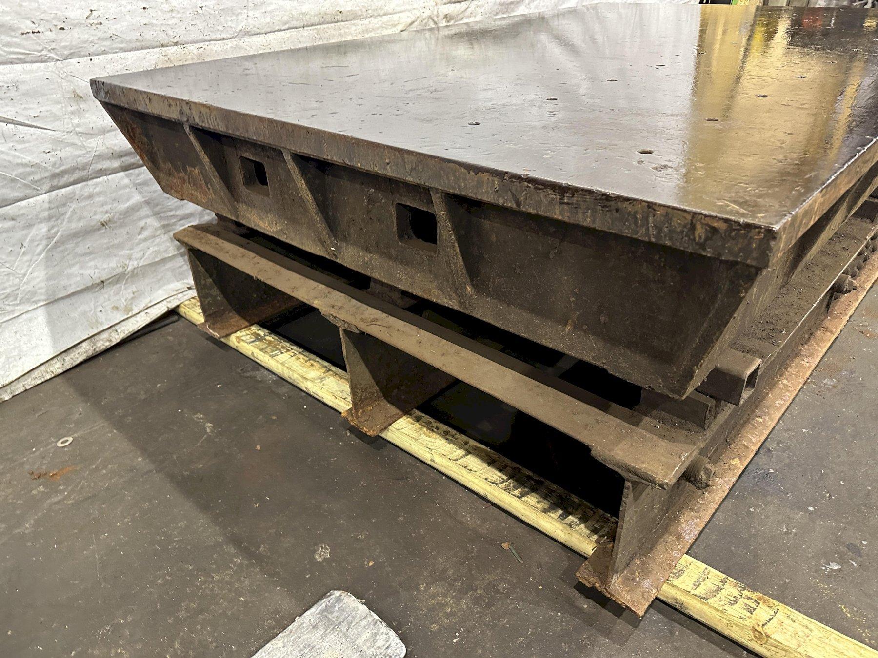 66' X 102" X 30" STEEL WELDING TABLE 102"x 66": STOCK #77407