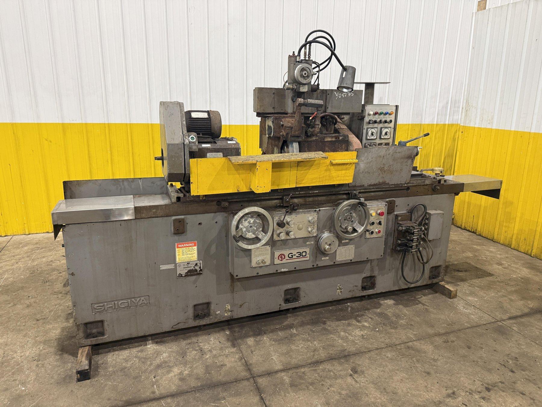 12" X 40" SHIGIYA OKAMOTO MODEL #GUA-30-100 OD HYDRAULIC CYLINDRICAL GRINDER: YOBRO #25235