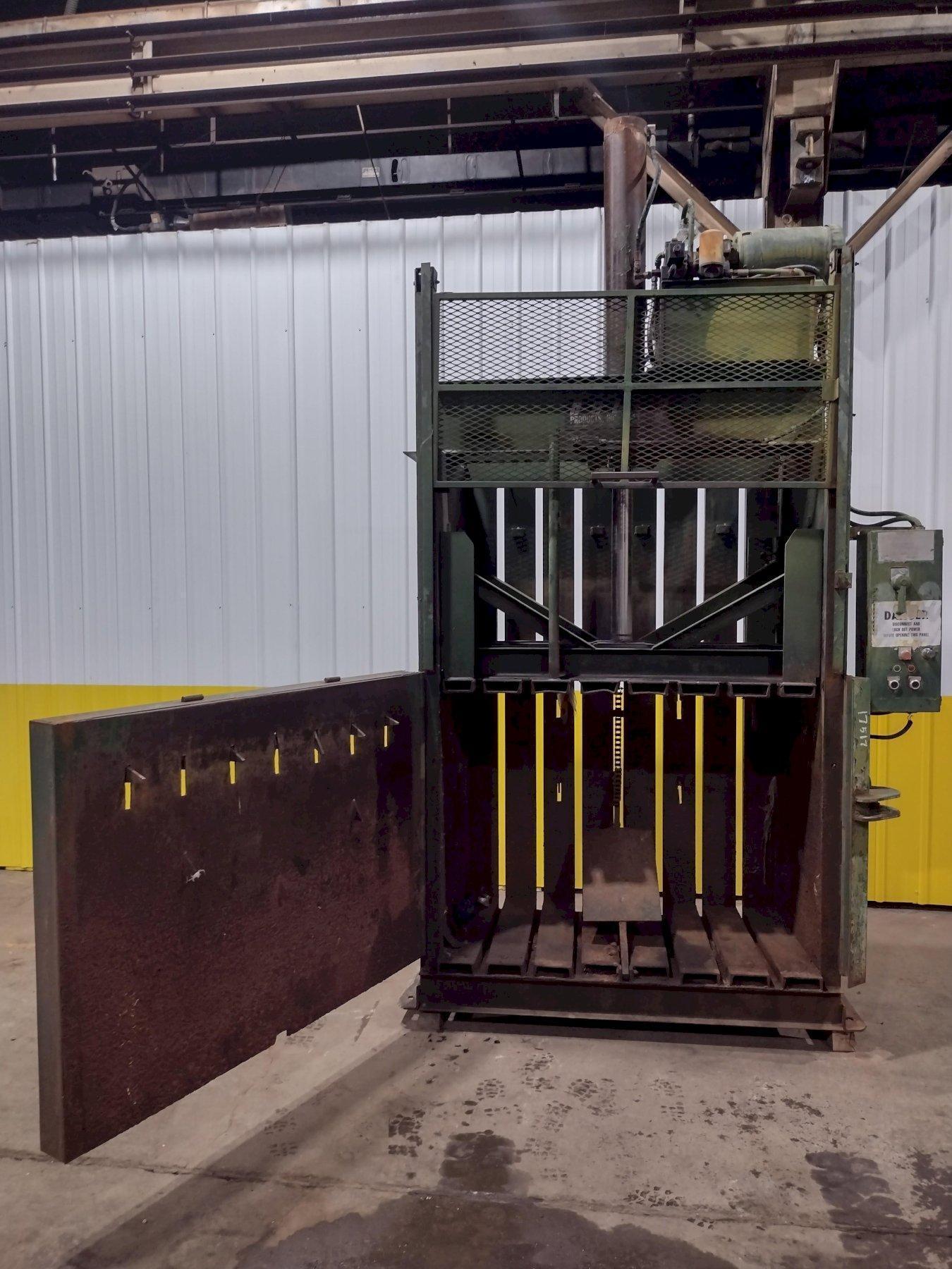 60" X 30" X 48" SELCO MODEL #V5-HD HYDRAULIC VERTICAL BALER