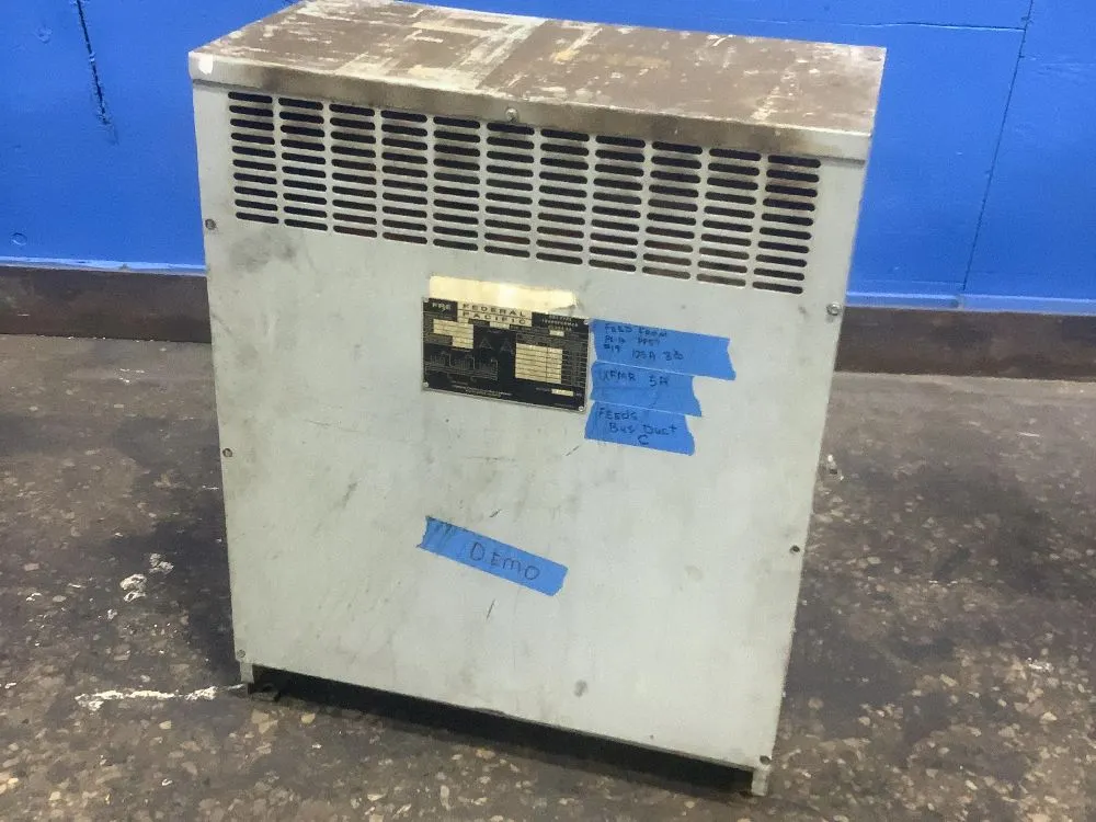 FEDERAL PACIFIC 75 KVA TRANSFORMER