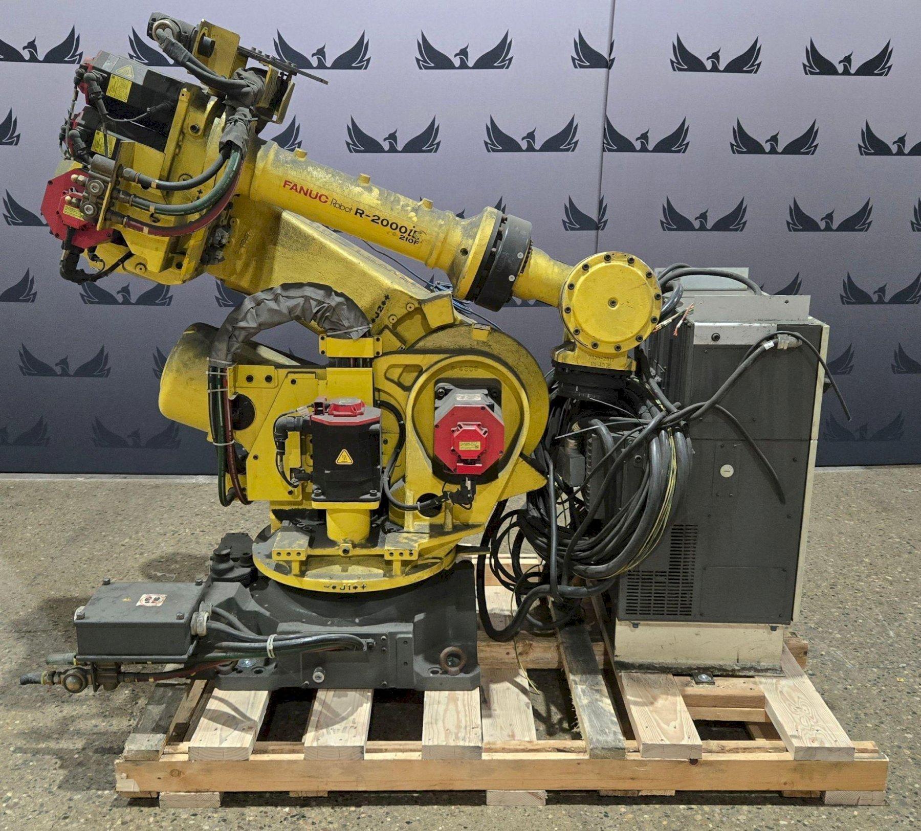 FANUC R-2000IB/210F + R30IB ROBOT ARM AND CONTROL CABINET – NO PENDANT USED