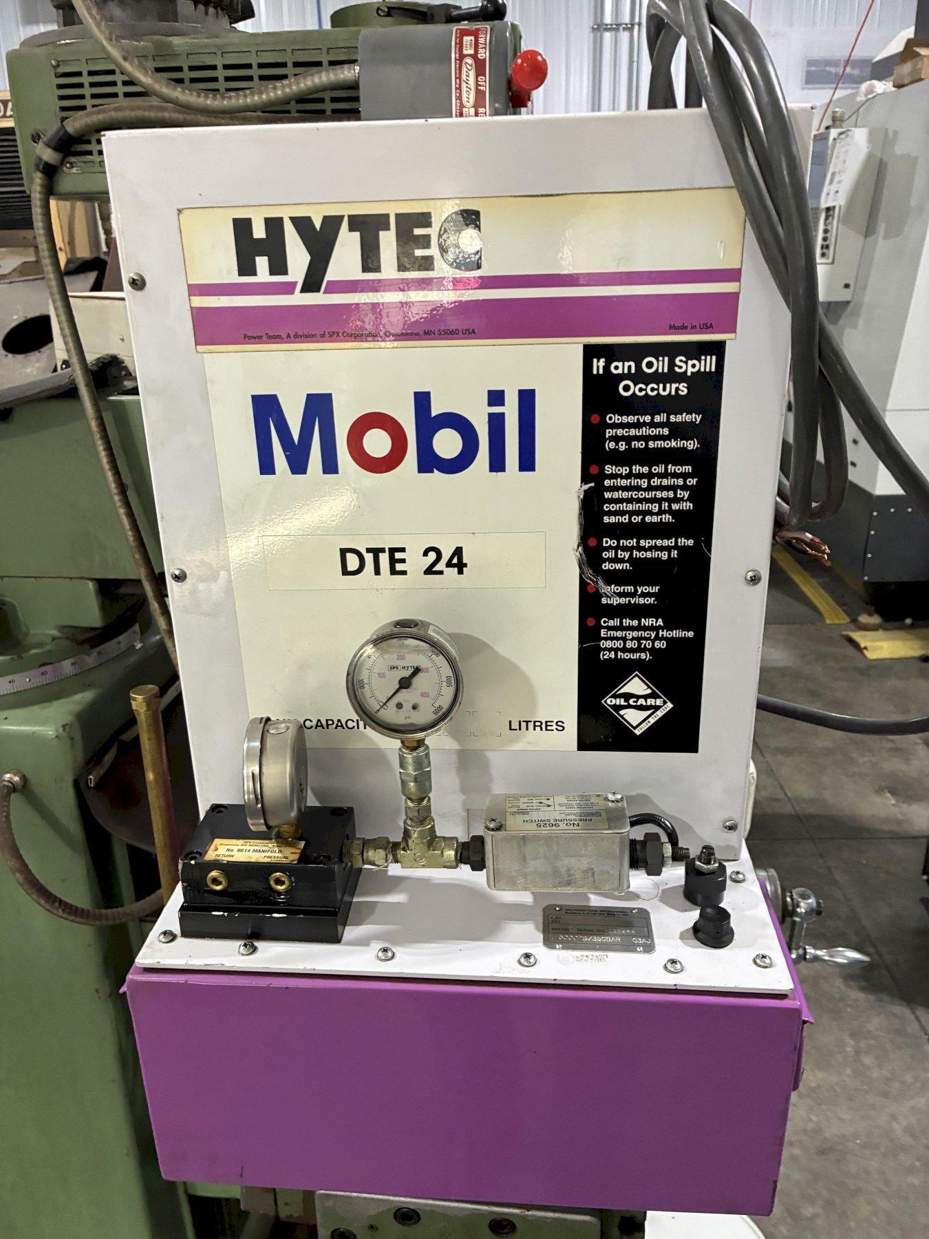 1 - PREOWNED HYTEC SPX HYDRAULIC POWER PACK, MODEL #: C, S/N: 330284