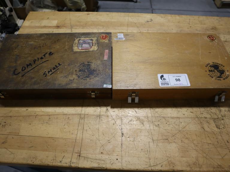 Meyer Pin/Plug Gages: (1) M1 Plus .061-2.50" (1) M1 Minus .061-250"- Auction Item