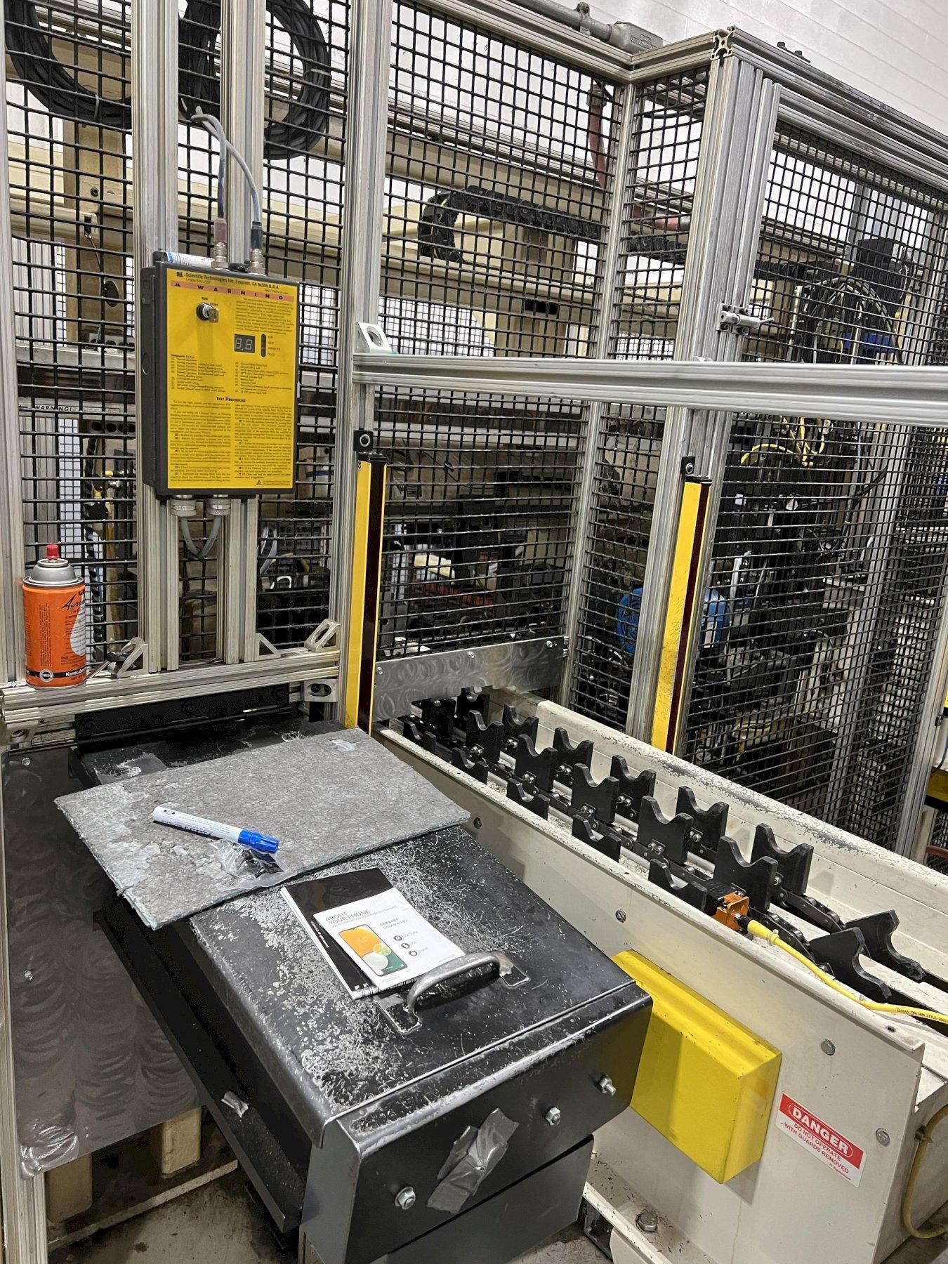 40 TON HESS-MAE ENGINEERING AUTOMATIC SHAFT STRAIGHTENING MACHINE, MODEL M-AH-40RH-750, NEW 2003