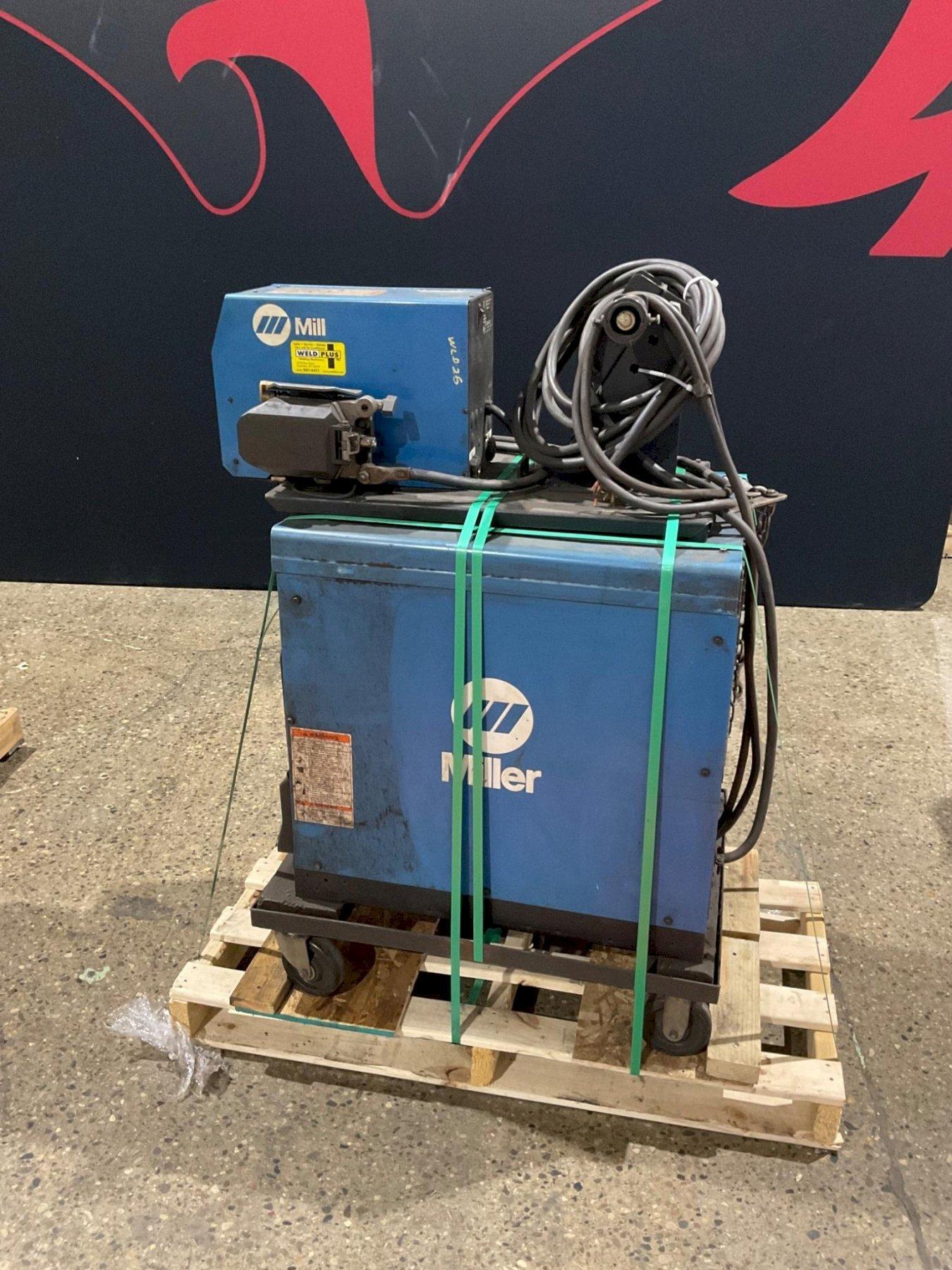 MILLER CP-302 WELDER W 60SERIES WIRE FEEDER USED