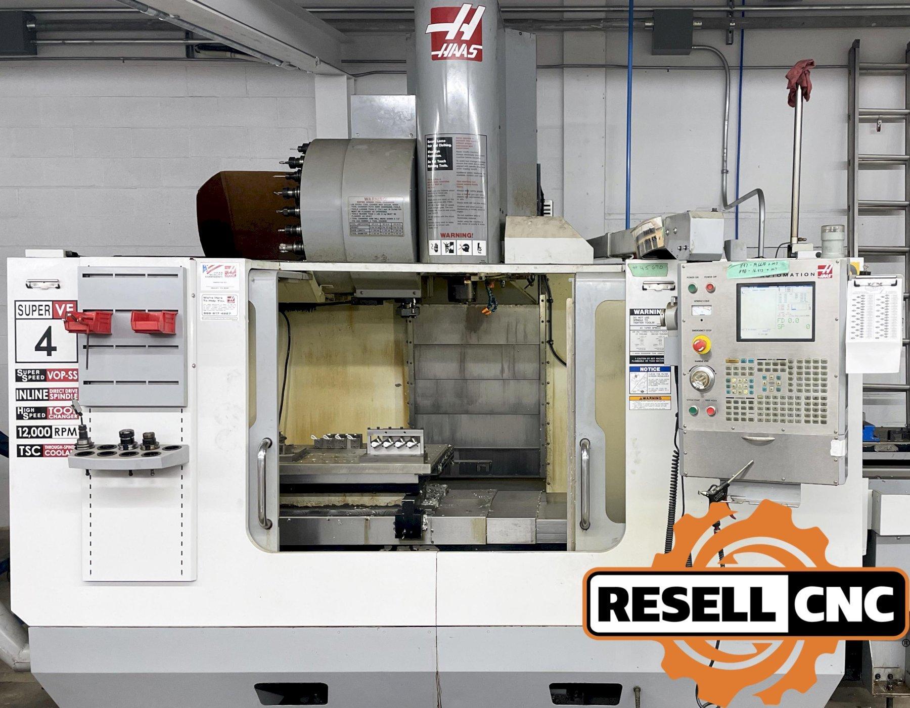 HAAS VF-4SS - Boring Mills, Vertical, CNC (Including VTL)