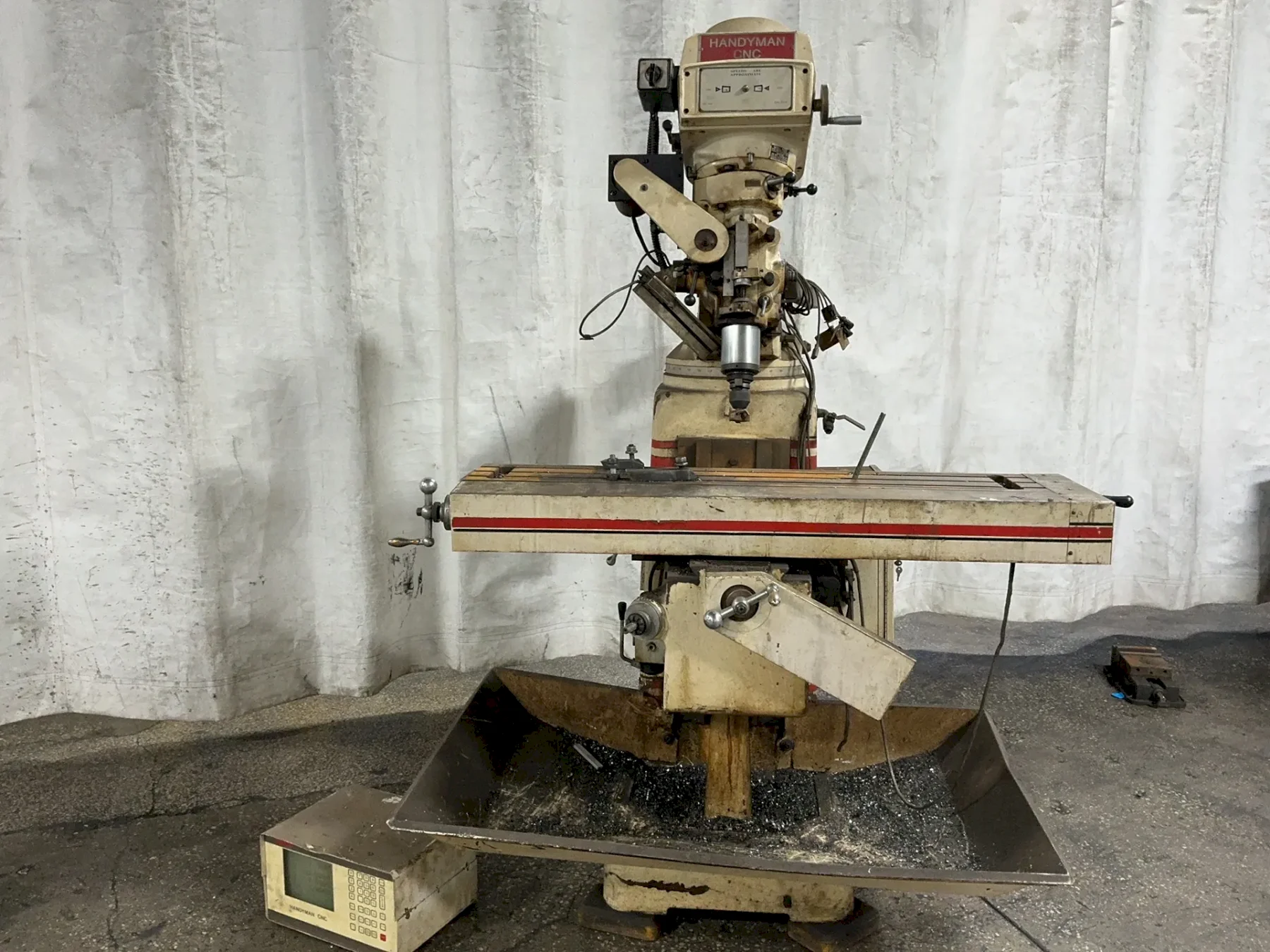TRI-ONICS 49” X 9” VERTICAL MILL