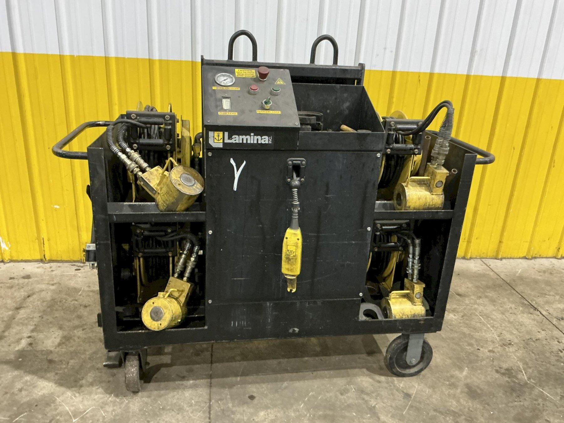 LAMINA PORTABLE HYDRAULIC DIE LIFTERS WITH POWER UNIT: YOBRO #26422