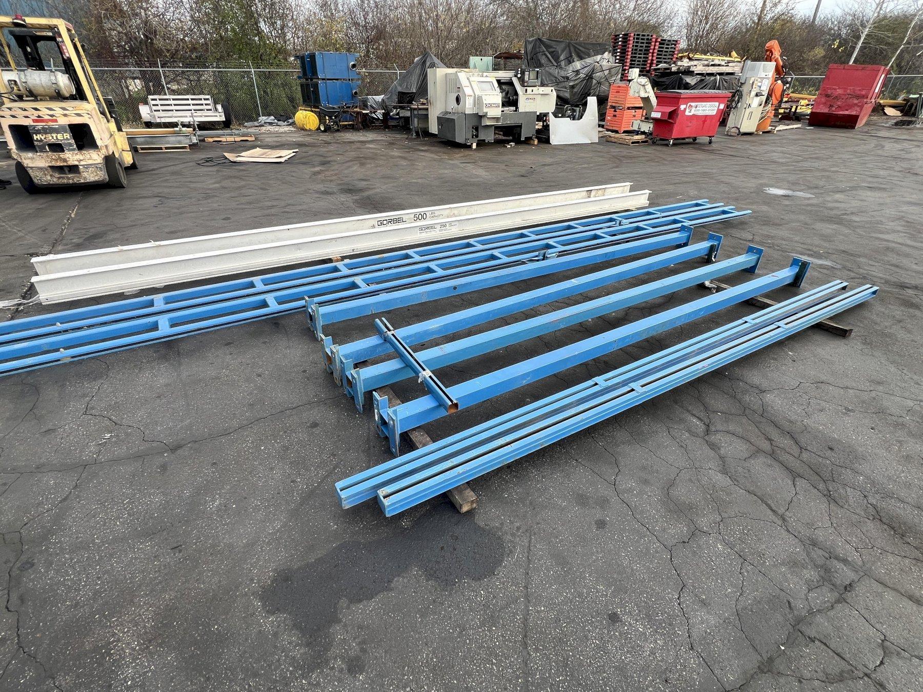 GORBEL 500 LB AND 250 LB CRANE SYSTEM, 28' x 23'