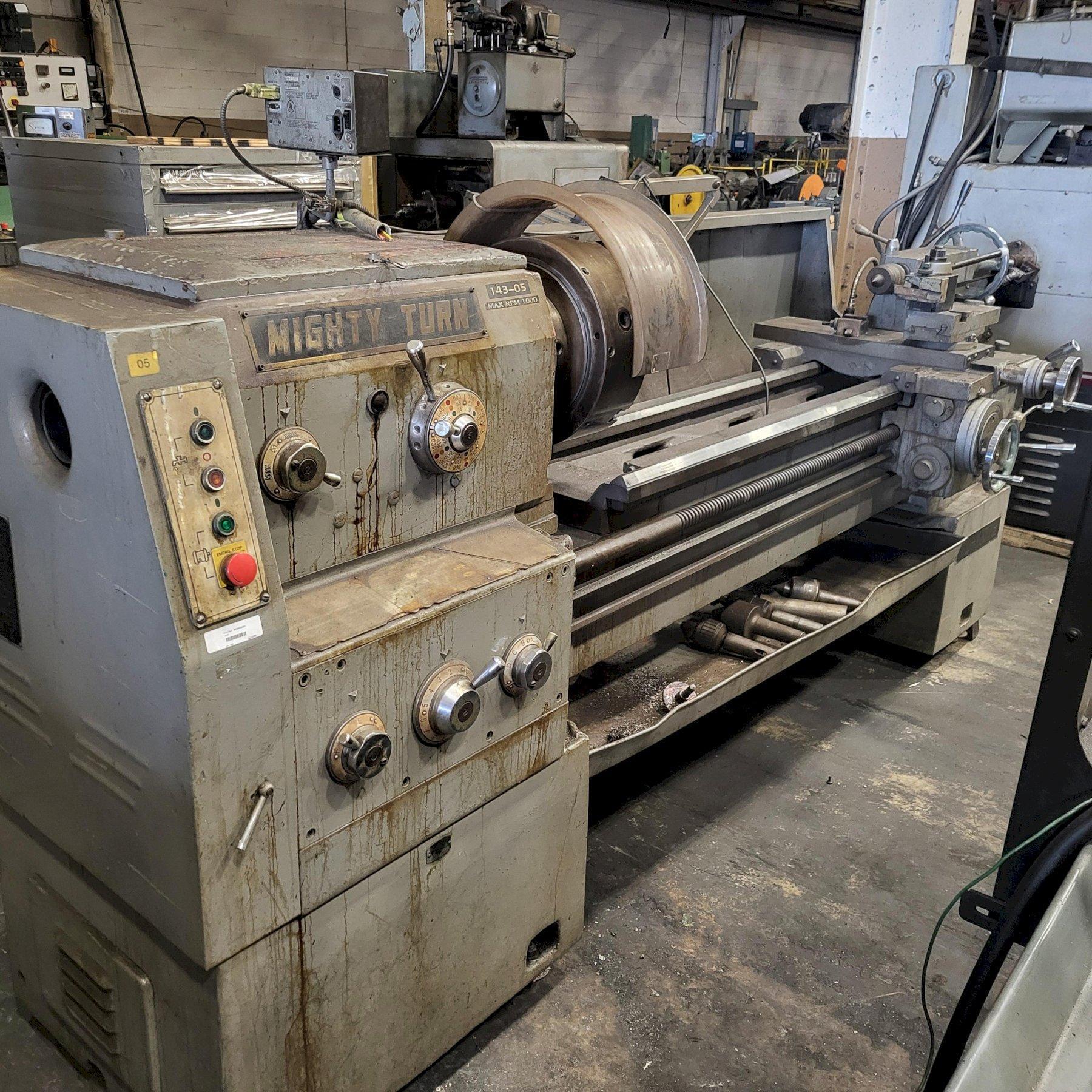 21" x 60" Mighty Turn ML-2160GL Gap Bed Engine Lathe