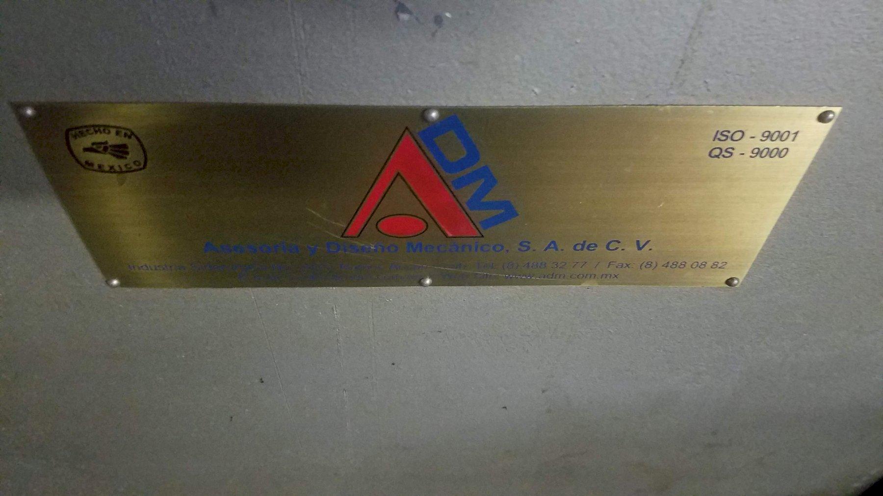 5' X 38' ASESORIA DOUBLE END TUBE CRIMPING MACHINE: STOCK #71046