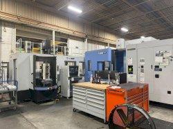 2022 Used DN Solutions NHP5000 Doosan CNC Horizontal Machining Center with 12 Station Doosan LPS 5000 Pallet Pool For Sale