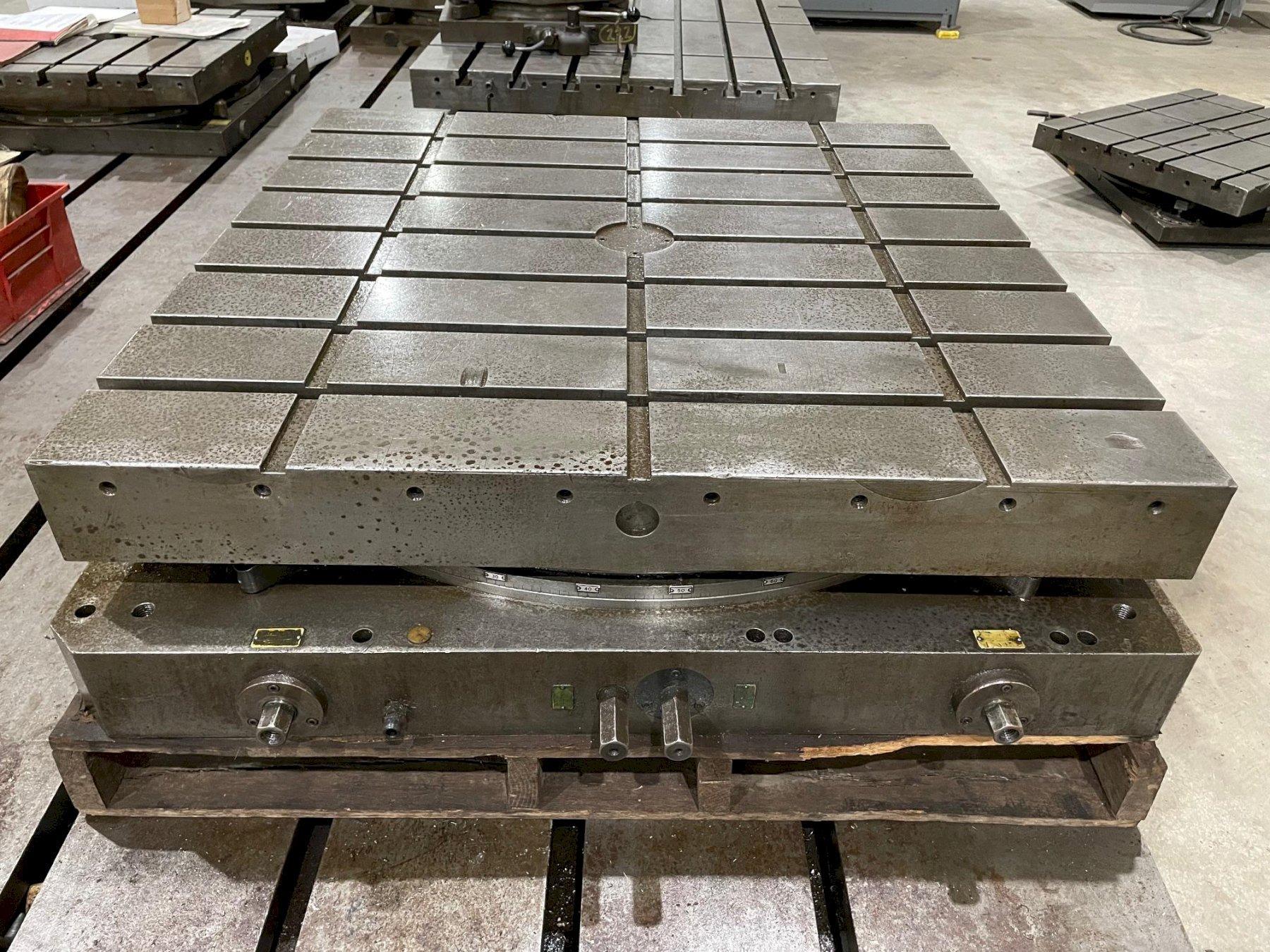 DEVLIEG 40" X 40" AIRLIFT INDEX TABLE