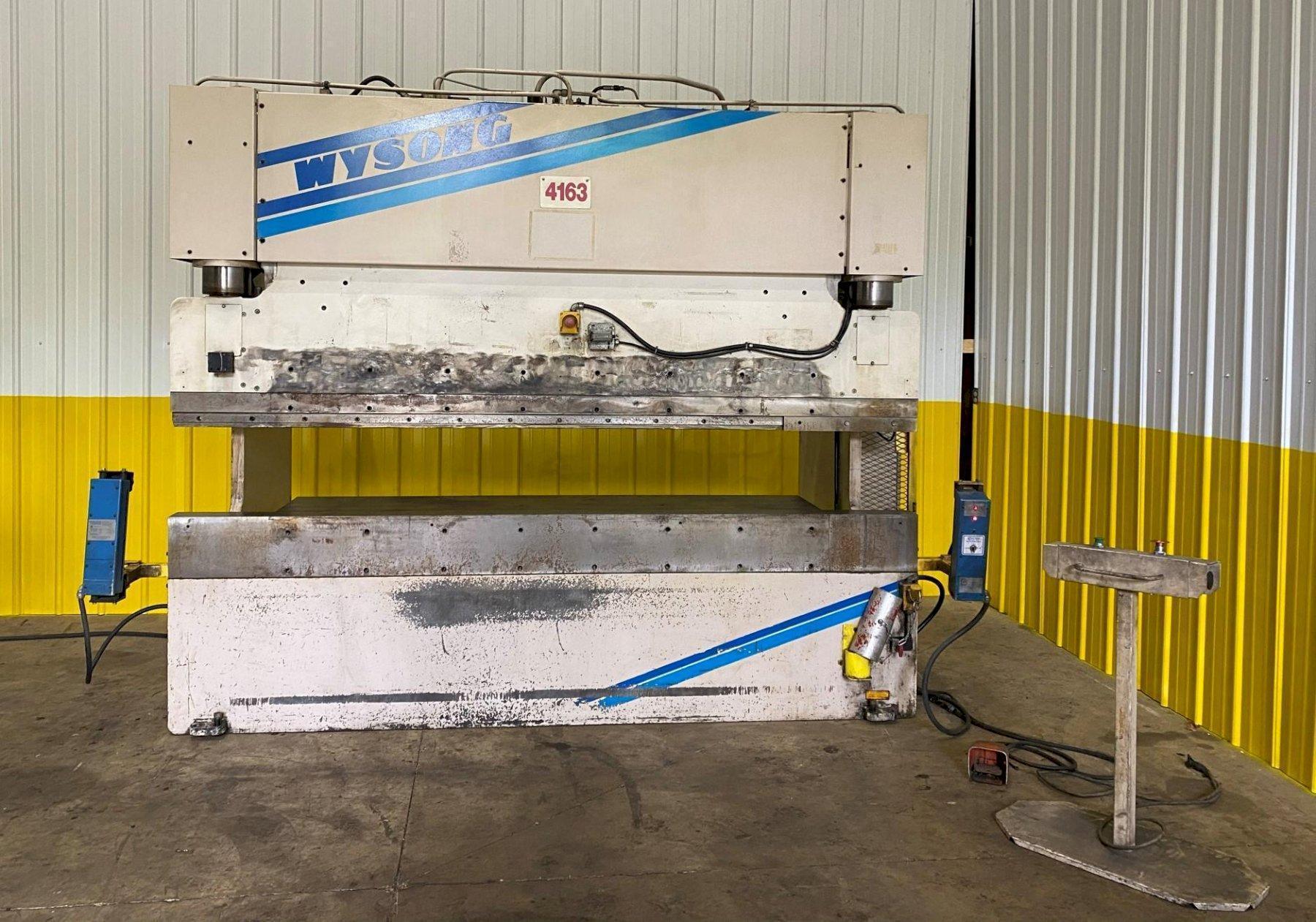 140 TON X 10' WYSONG MODEL #THS140-120 "HIGH SPEED" HYDRAULIC PRESS BRAKE