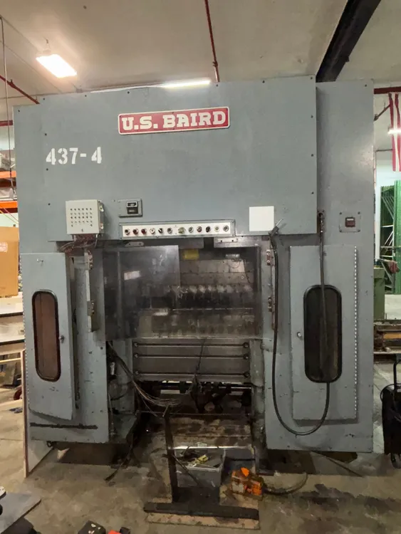 US Baird 4L37 Transfer Press 5" Stroke 12 Ops 2 Row Oscillating Feed Mint