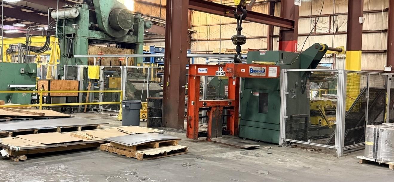COE Press Coil Feed Line 20,000 Lbs. x 54" Wide