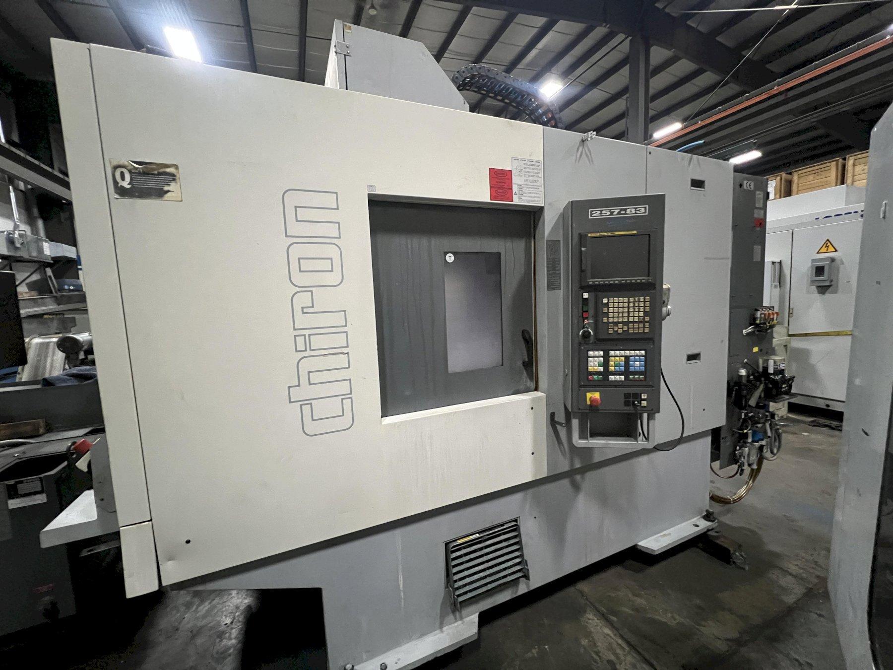 CHIRON DUAL SPINDLE VERTICAL MACHINING CENTER, MODEL DZ 15 W, 2005