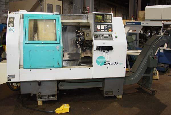 CLAUSING TORNADO 200, Fanuc 0T CNC Control, 8" 3-Jaw Power Chuck, 20.86" Swing over Bed, 9,84" Max Turning Diameter, 15.74" Max Turning Length, Programmable Tailstock, New 1998.