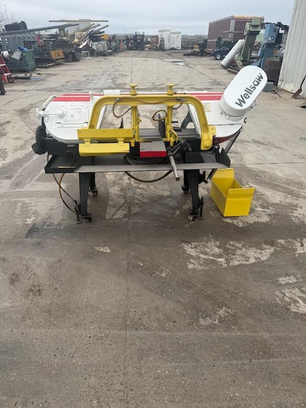 1 - PREOWNED WELLSAW HORIZONTAL METAL CUTTING BANDSAW, MODEL #: 1000, S/N: 5512