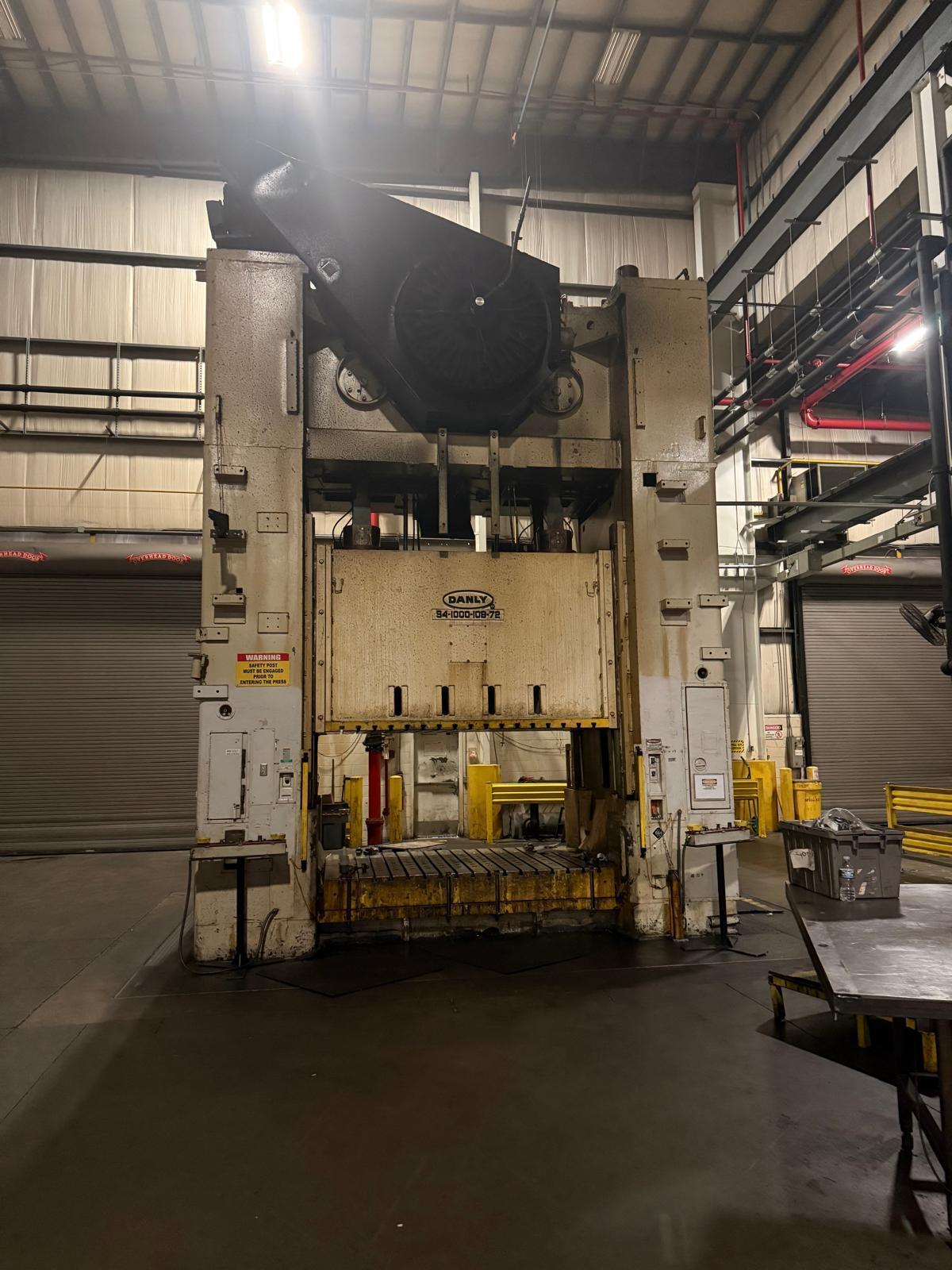 1000 Ton Danly S4 1000 108-72
