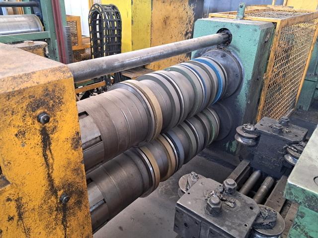 650mm x 5mm x 7,000kgs Schmitz Loop Slitting Line