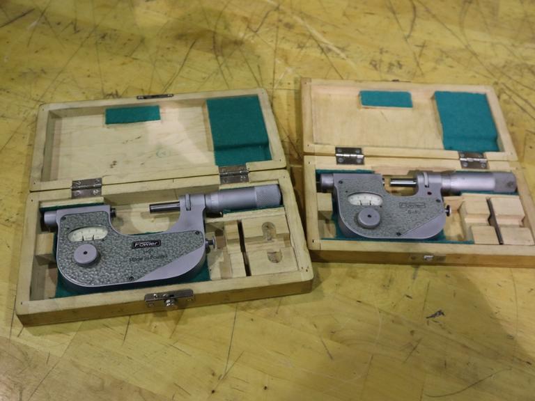 Fowler Pressure Micrometers, 0-1" and 1-2"- Auction Item