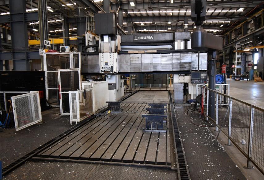 2015 Okuma MCR-BIII 30E Used CNC Bridge Type Machining Center For Sale