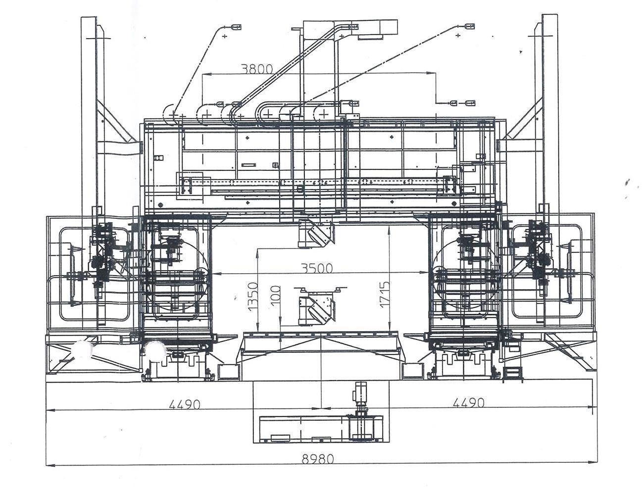 Correa FPM 50 - X: 20 000 - Y: 3800 - Z: 1250 mm