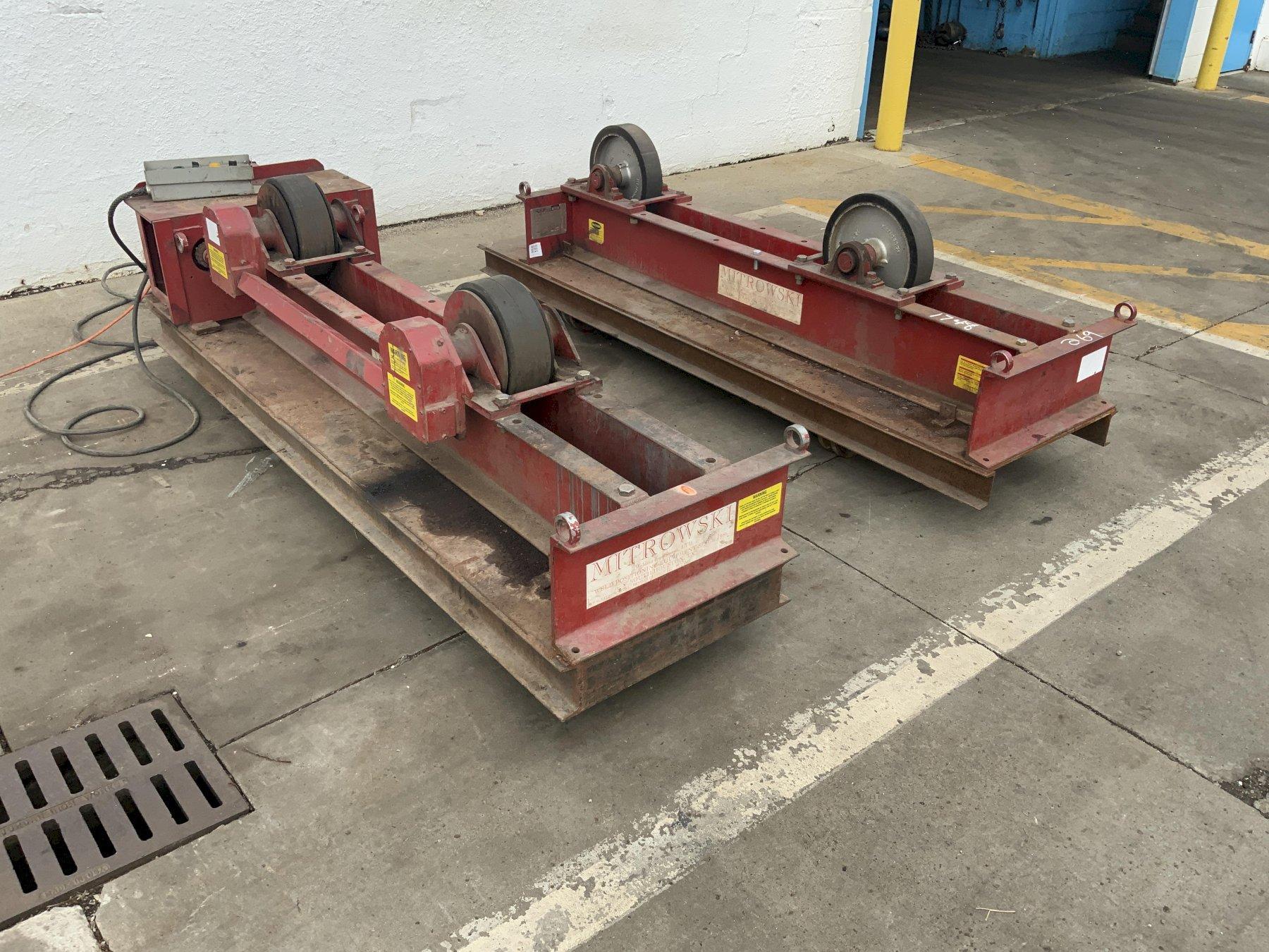 5 TON WELDWIRE TANK  TURNING ROLL SET: STOCK #81018