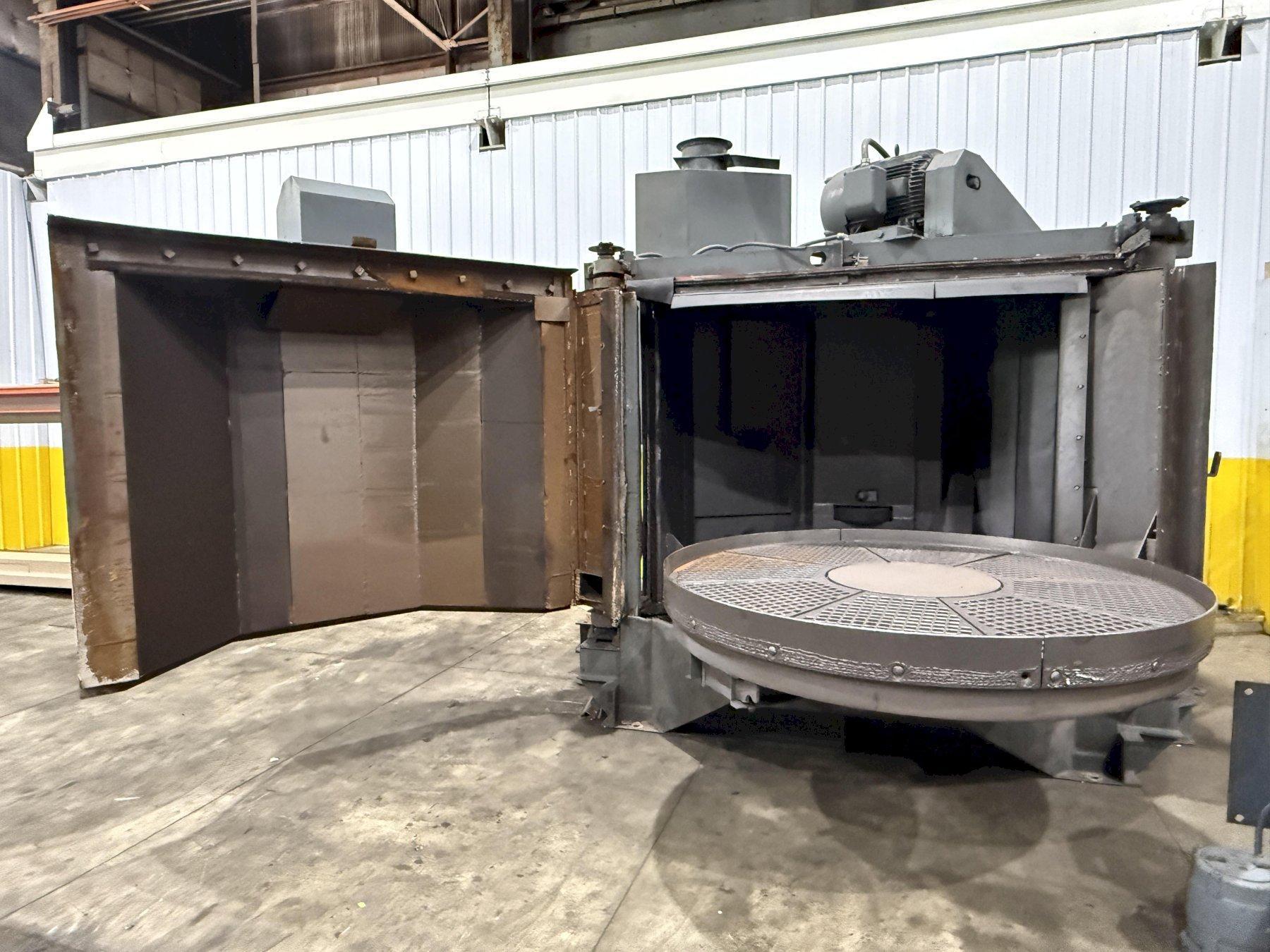 72" PANGBORN MODEL #6LK ROTOBLAST SWING OUT TABLE (2 TABLES)  SHOT BLAST MACHINE: STOCK #22783